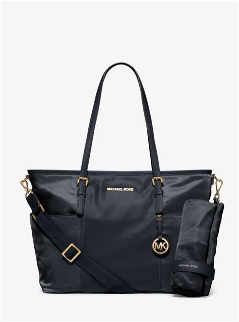 michael kors jet set large nylon diaper bag 30h5gttt4c-406|Michael Kors Jet Set Large Pocket Diaper Bag .